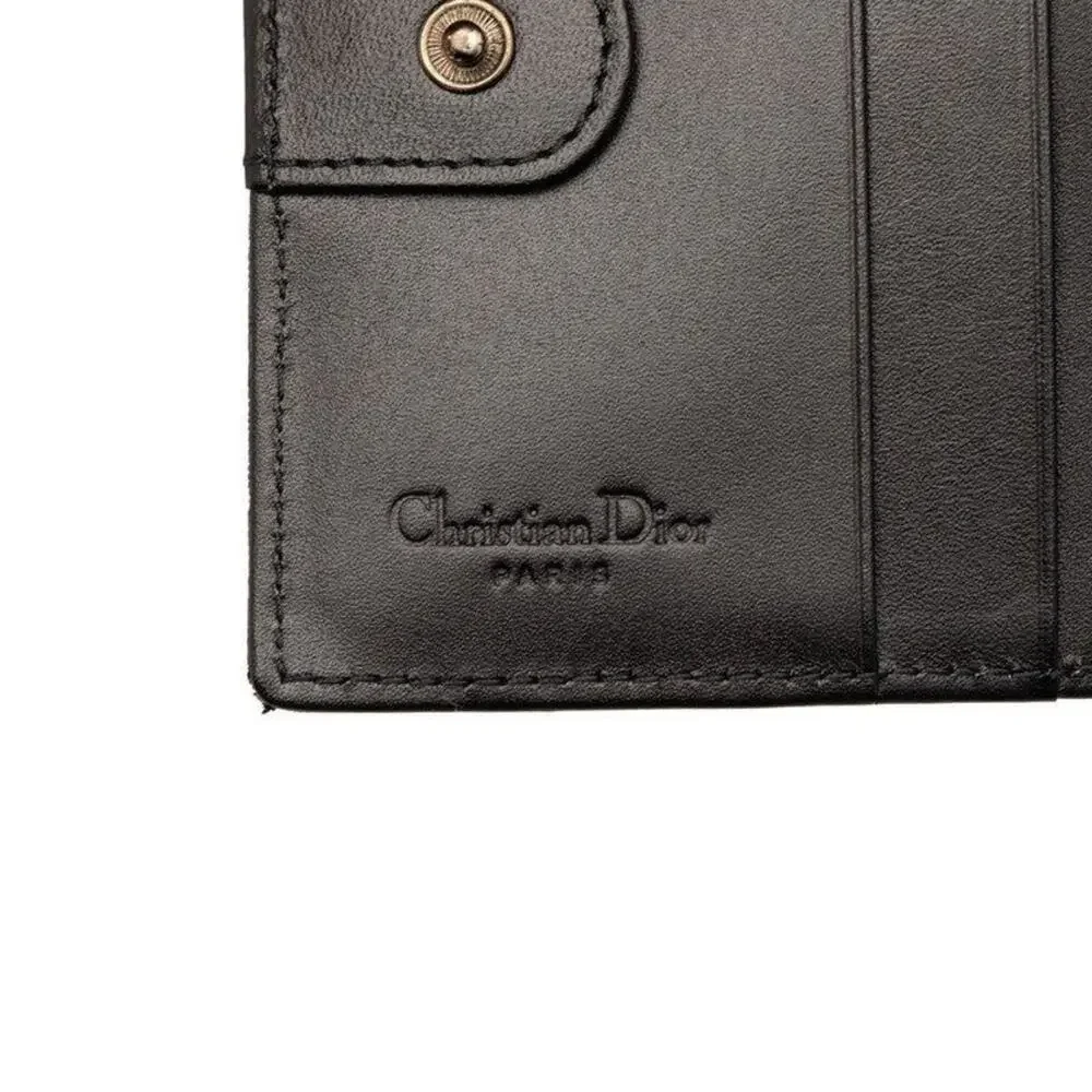 Dior Oblique Jacquard Bifold Wallet Black